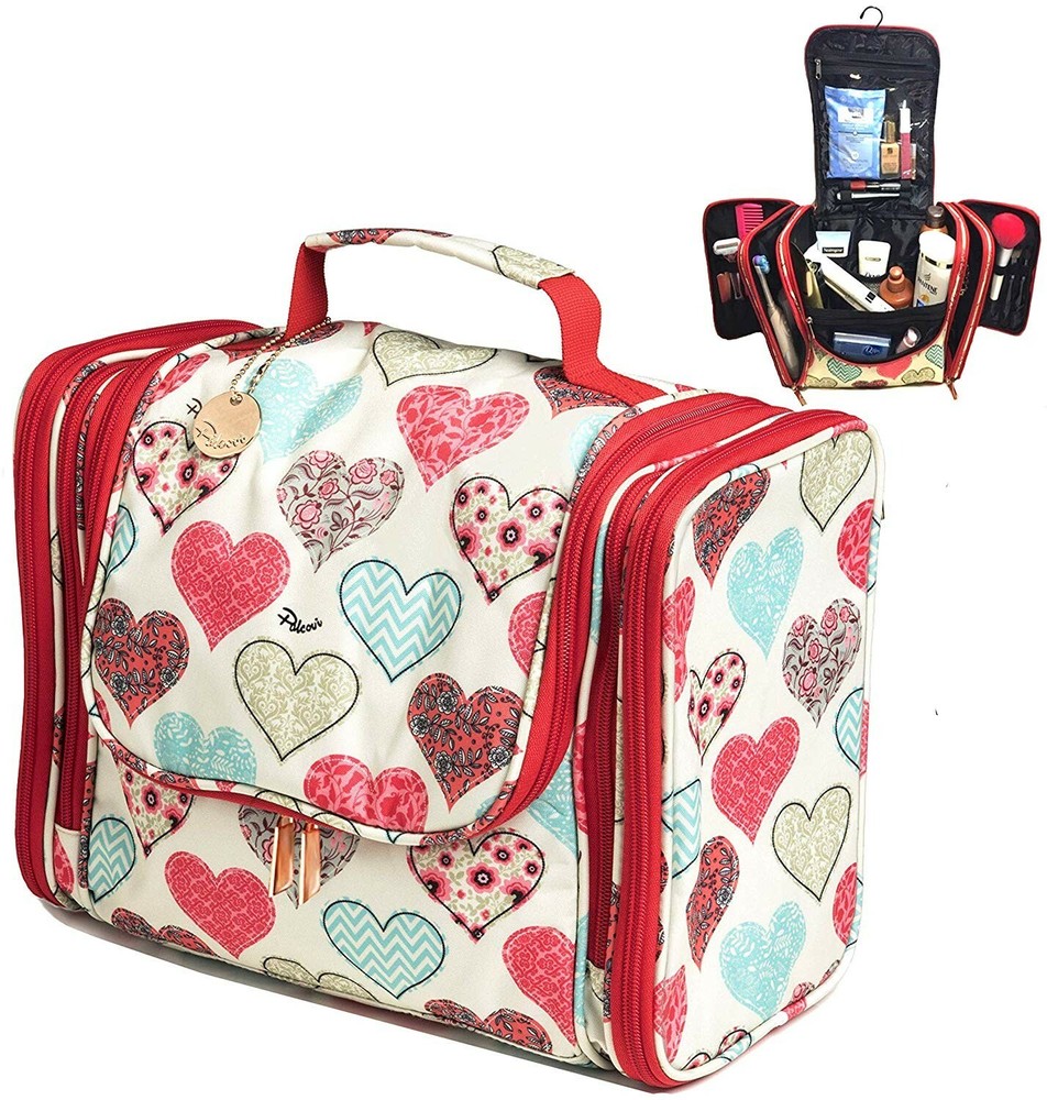 Palcovi Extra Large Capacity First Aid/Medicines Bag Organizer Pattern: Hearts