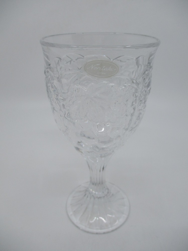 NORITAKE ARBOR CLEAR WINE GLASS  - 6 1/2" -0205D