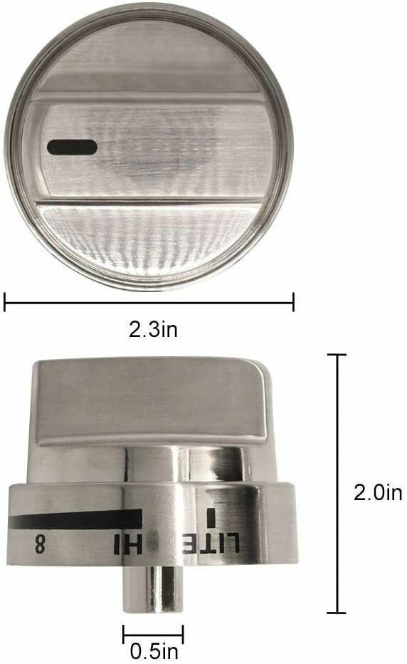 Knob Assembly Compatible with LG Range AEZ73453509 ( 2 PCs )