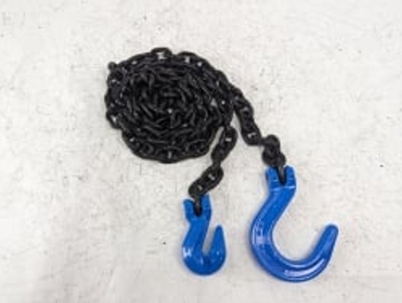 3/8" x 10' G100 Chain with Cradle Grab Hook and Foundry Hook (2 Pack)