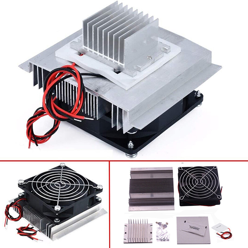 12V Thermoelectric Refrigeration Semiconductor Radiator Cooling System Kit DIY