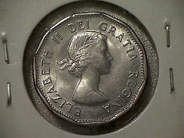 1960 Canada Uncirculated - 5 Cent Coin
