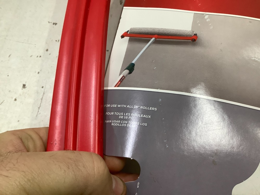 Wooster Br045-18 Paint Roller Frame, Yoke, Polypropylene Handle, 18" Rollers