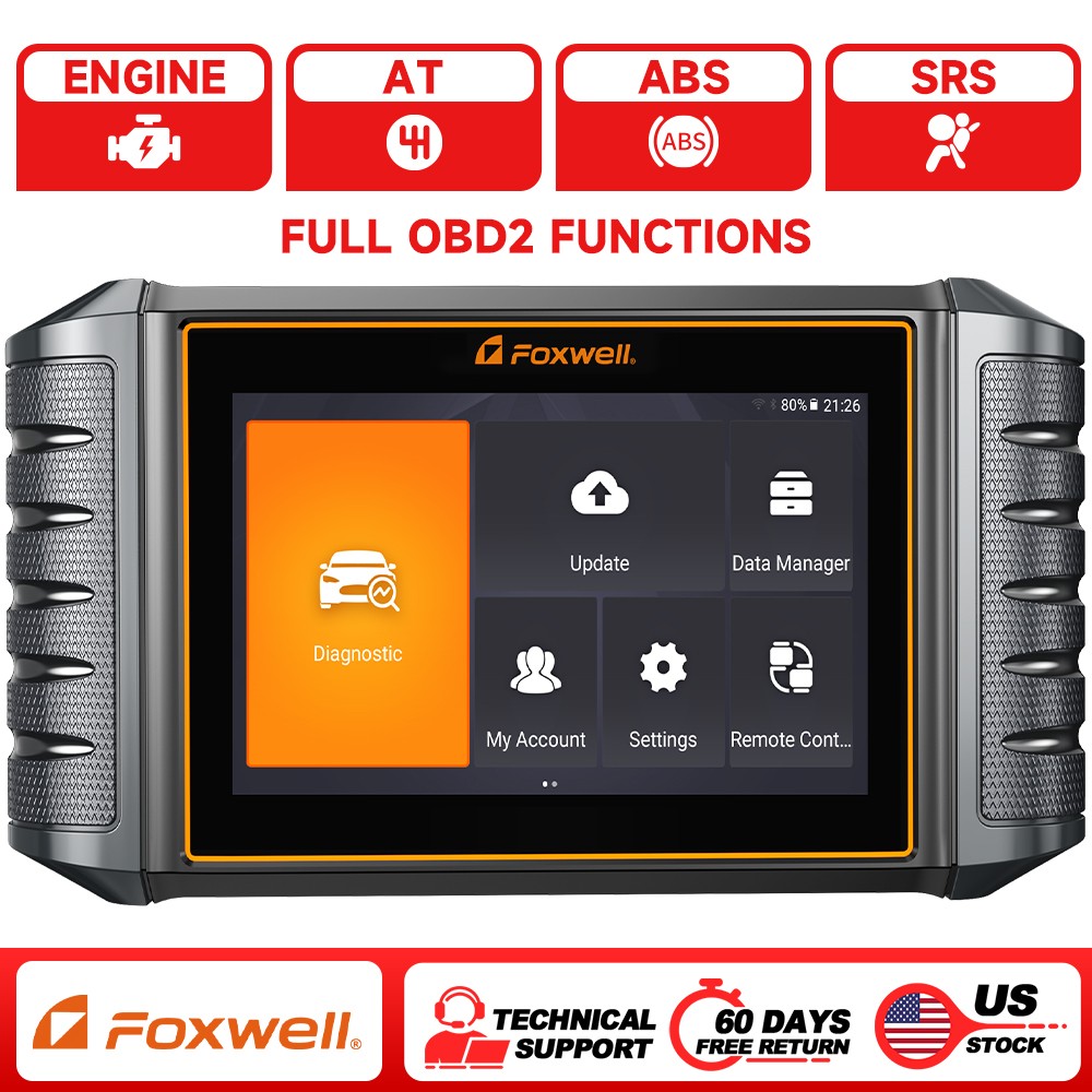 Foxwell NT706 Scanner Code Reader ABS SRS Engine Transmission Diagnostic Tool