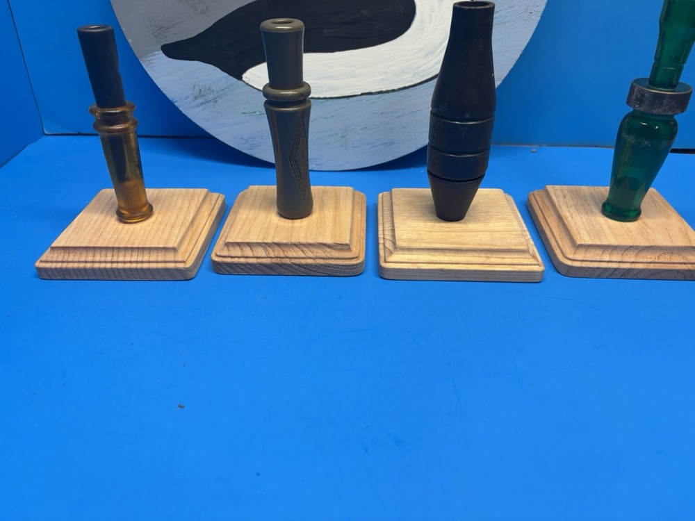 4 -Square Game/ Duck Call Stands D12