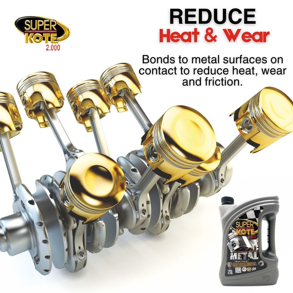 SUPERKOTE 2000 Metal Treatment Lubricant Anti Friction EP 1GAL 4PACK