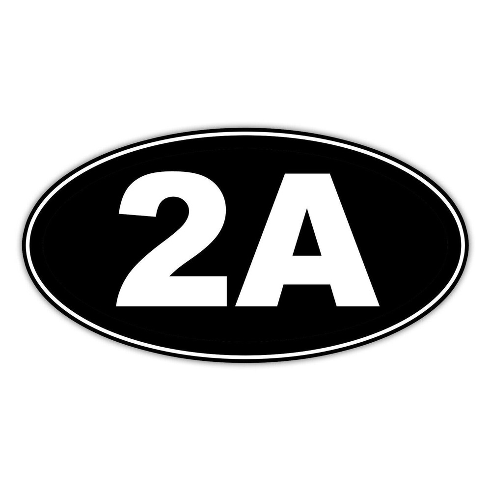 2A - 2nd Amendment Sticker Decal