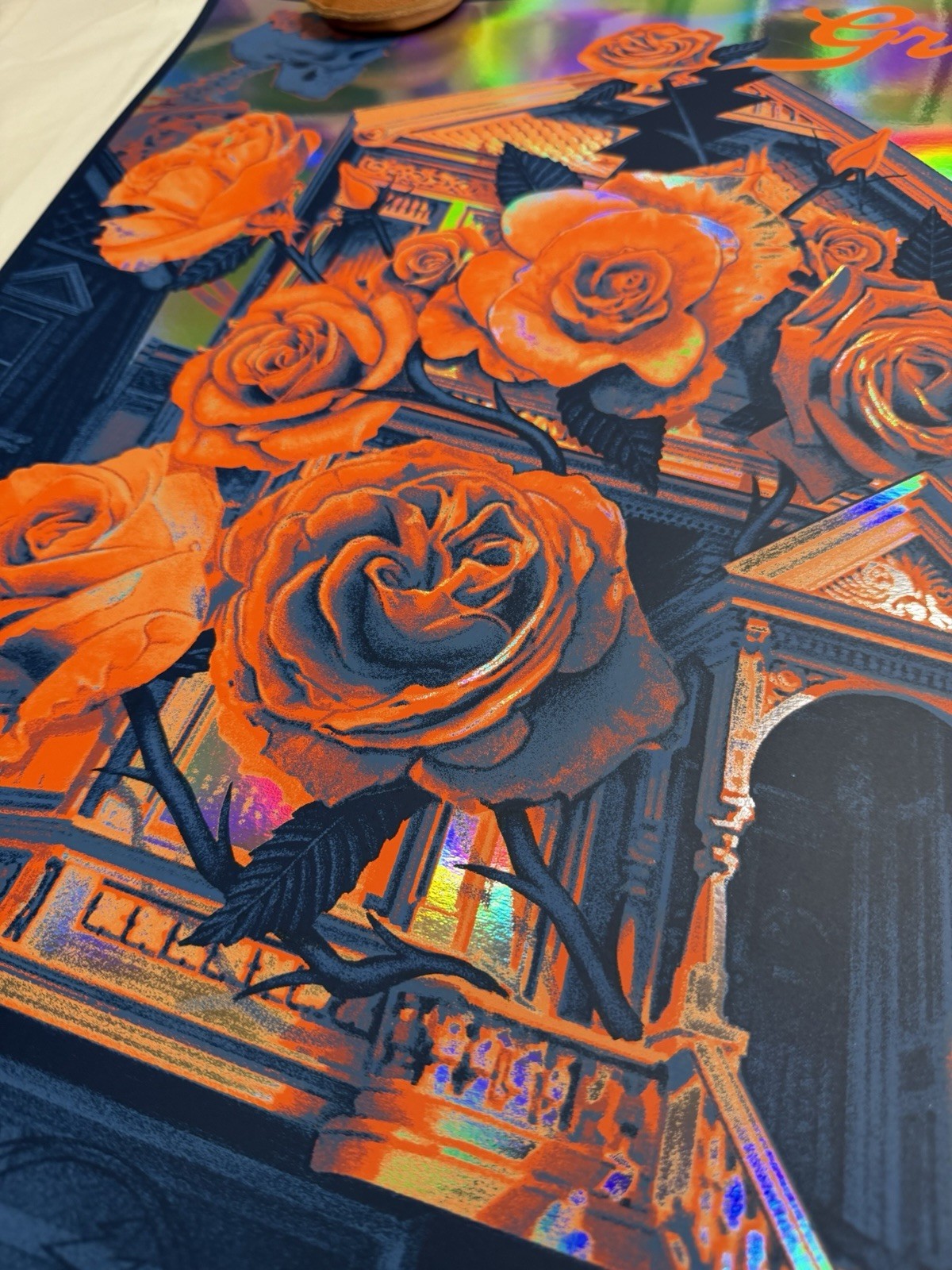 Paul Kreizenbeck "Grateful Dead" Rainbow Foil Variant Poster LE /50 MINT 💀🔥