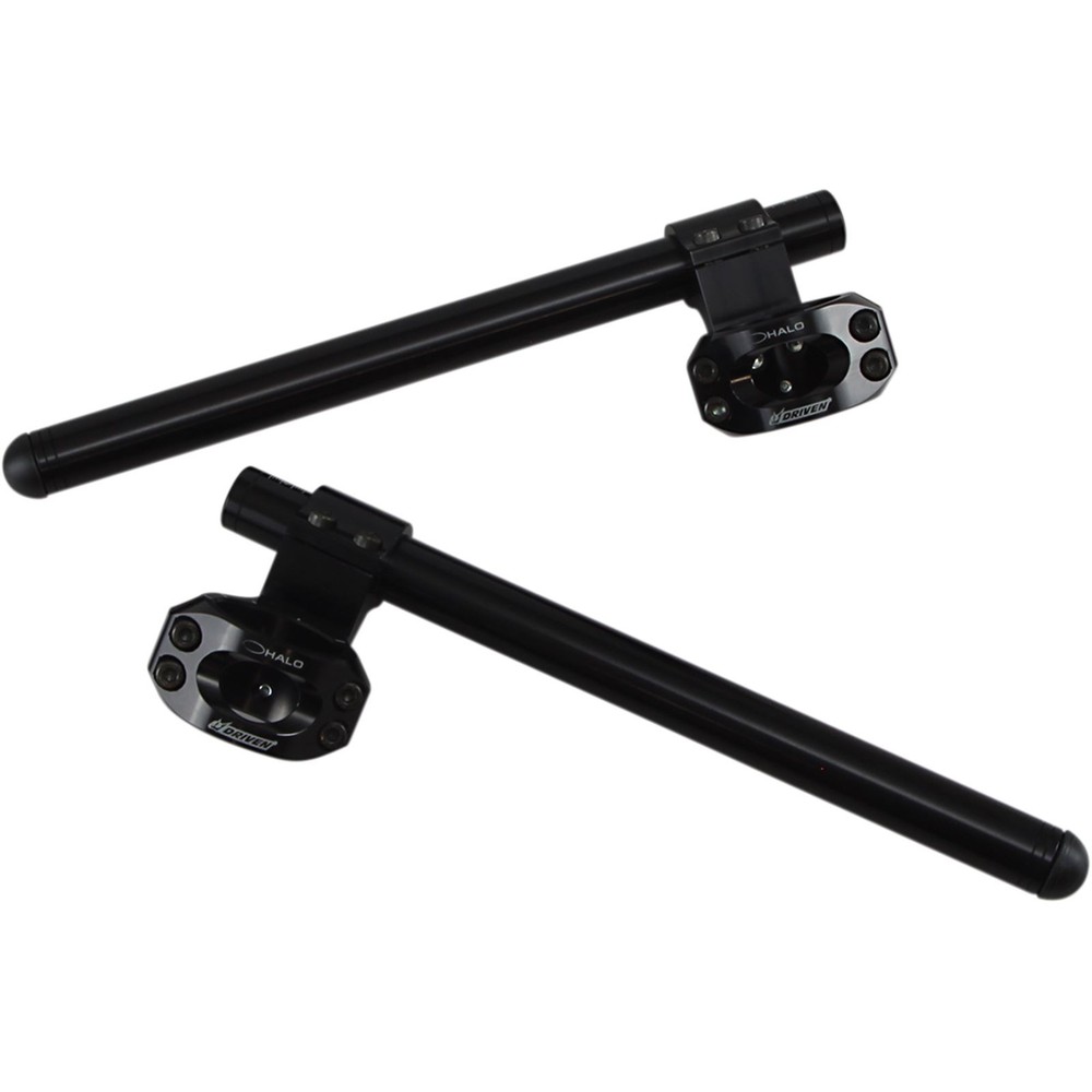 Driven Black 41 mm Halo Riser Clip-On Handlebars DHCLOR41BK