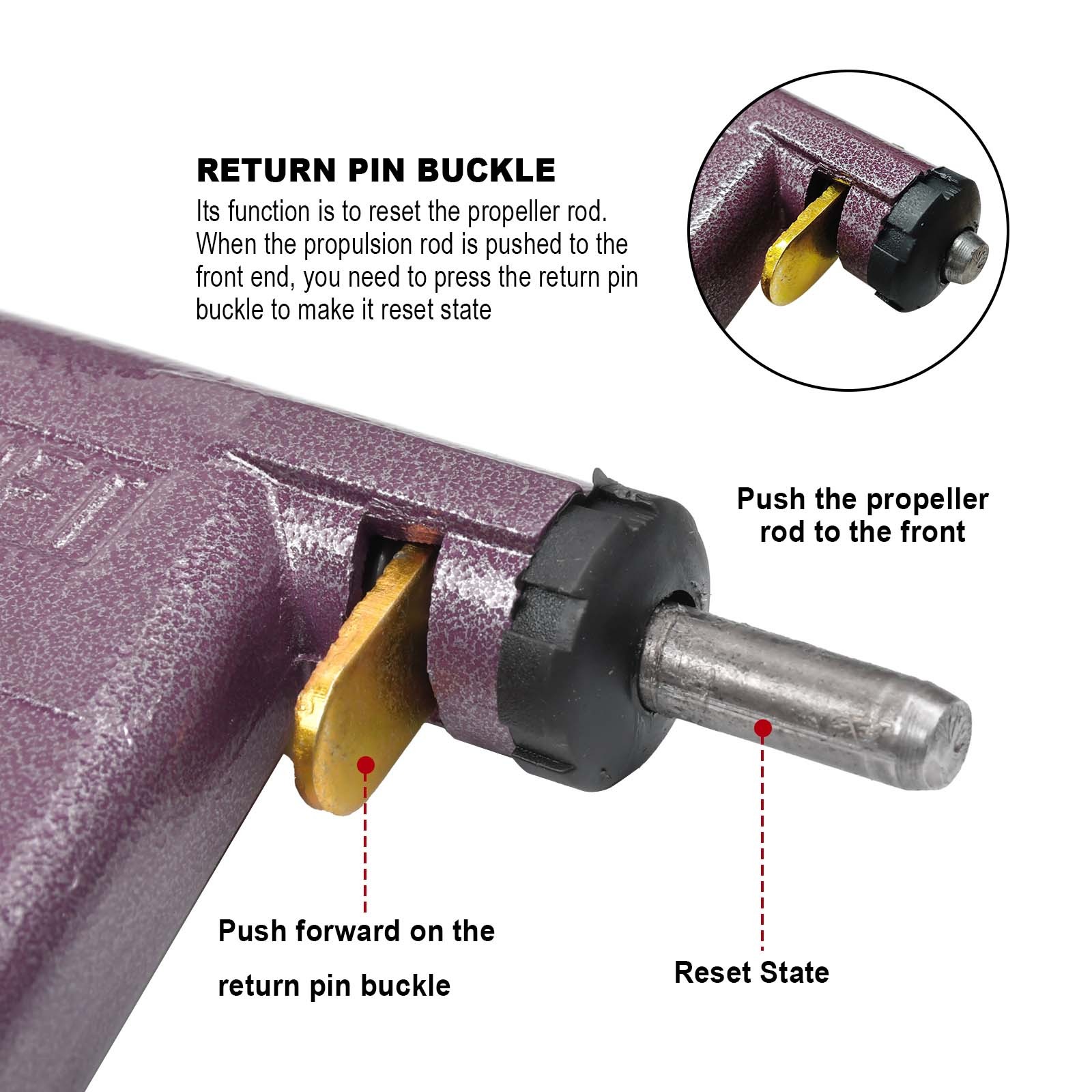 Tubeless Tire Gun Puncture Repair Kit Tire Patch Tools with Mushroom Plug Nozzle