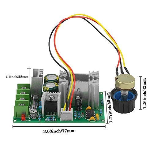 DC Motor Controller Assembly 12V 24V 36V 48V High Power Drive Module