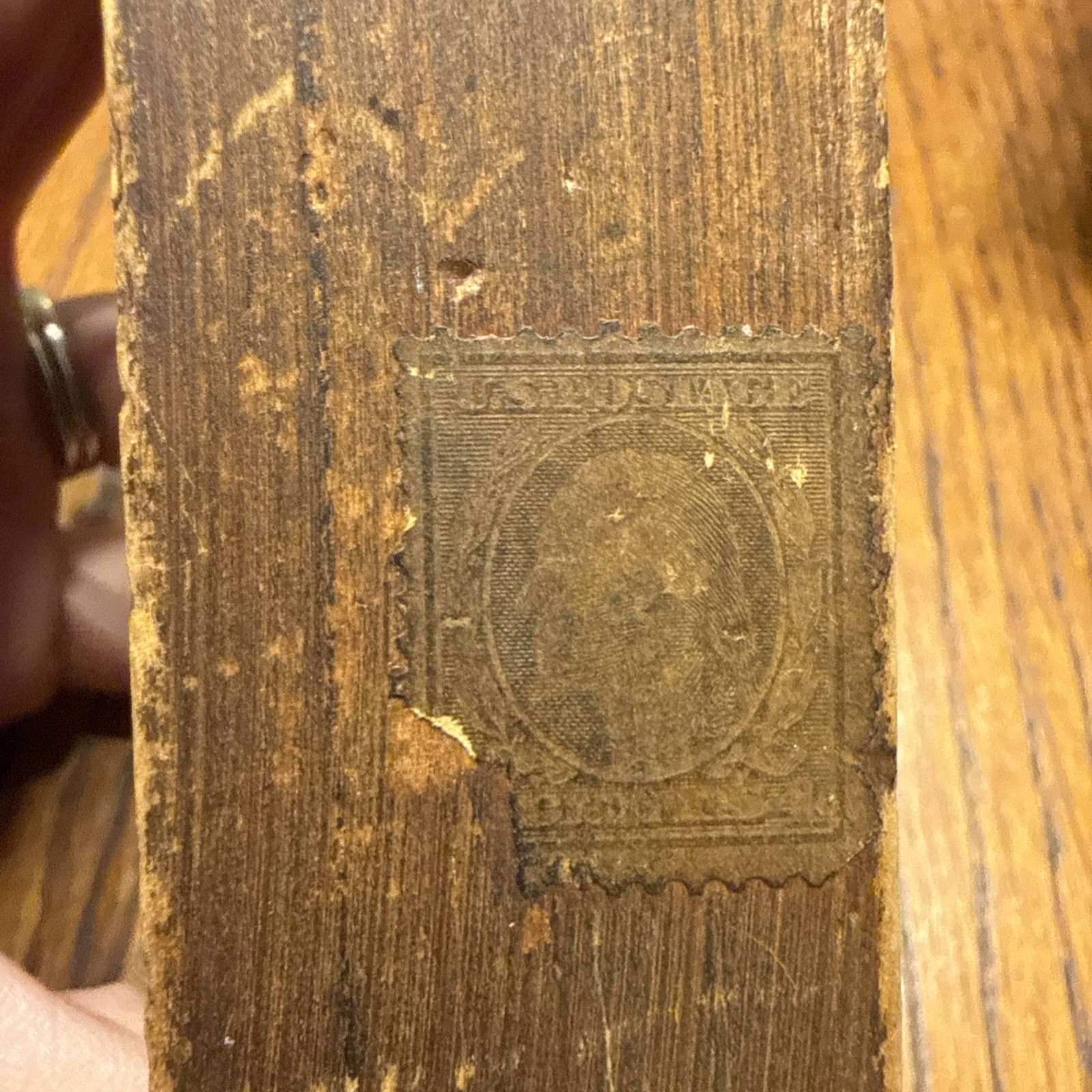 Antique D.V. Brown Optician Wooden Tool Box Philadelphia PA Optics