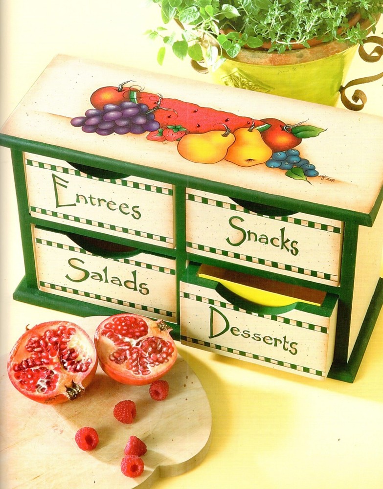 The Painted Kitchen Decorative Painting Patterns Craft Book