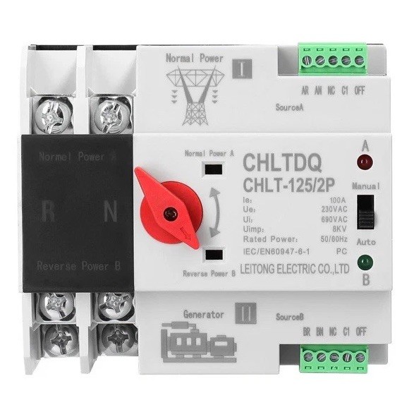 Compact Automatic Transfer Switch Electrical Selector Switches Dual  O5O7