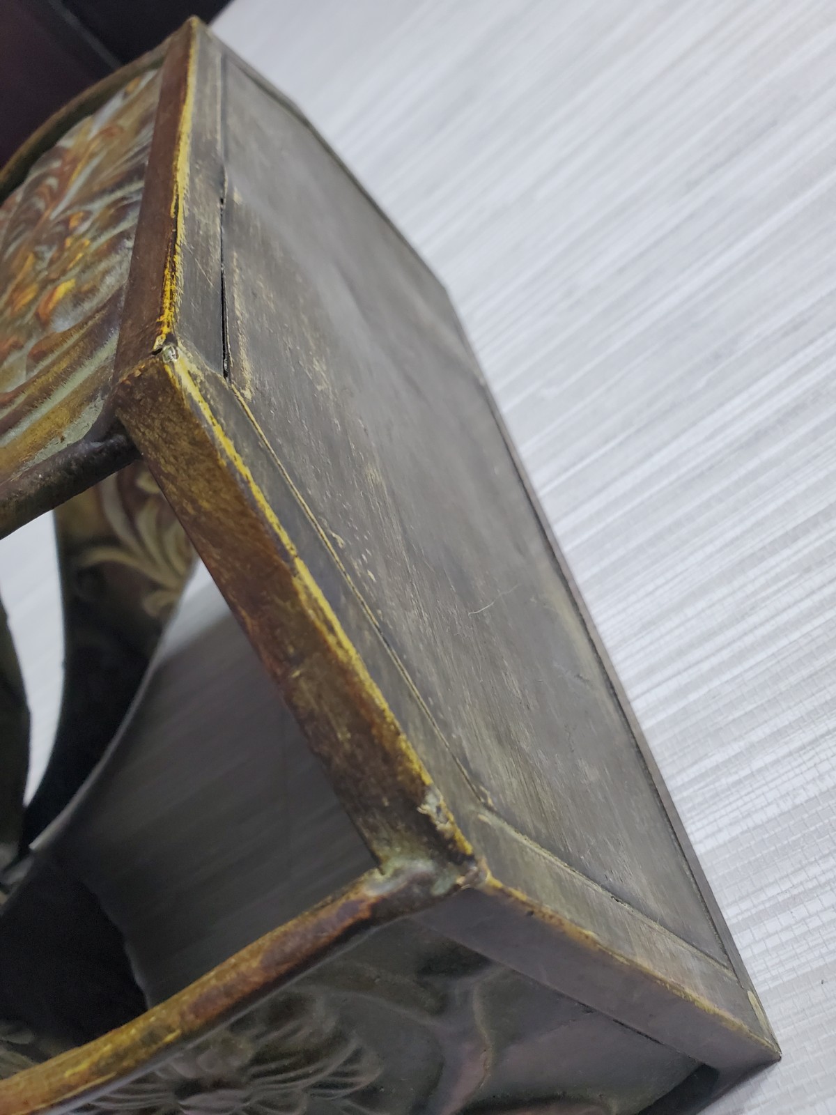 Large Ornate Tuscan Style Metal Wall Sconce 12" x 11" x 6"