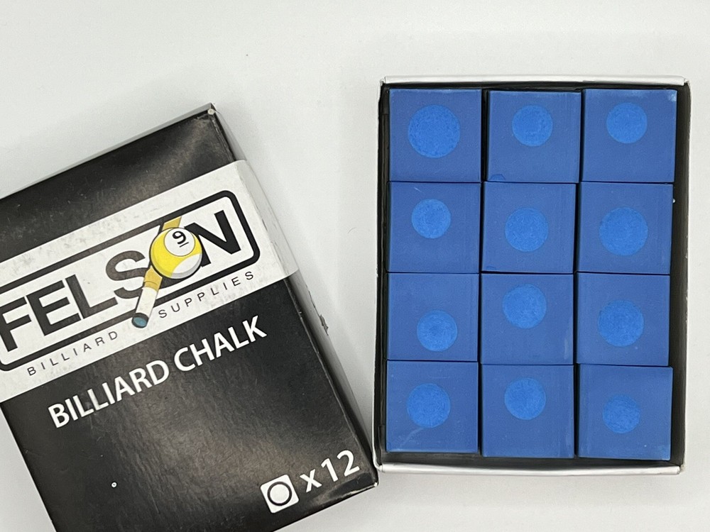 Pool Chalk Cubes Pool Table Accessories for Table Billiards Pool Cue Chalk & Box