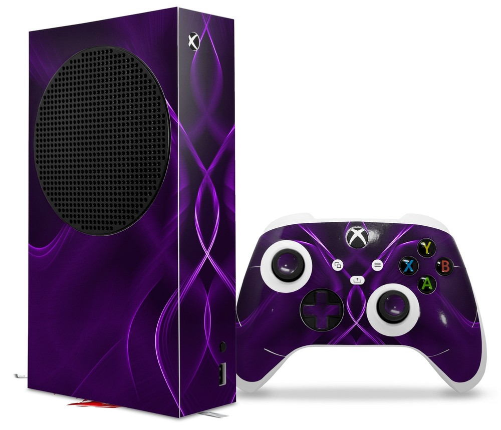 Skins XBOX Series S Console Controller Abstract 01 Purple