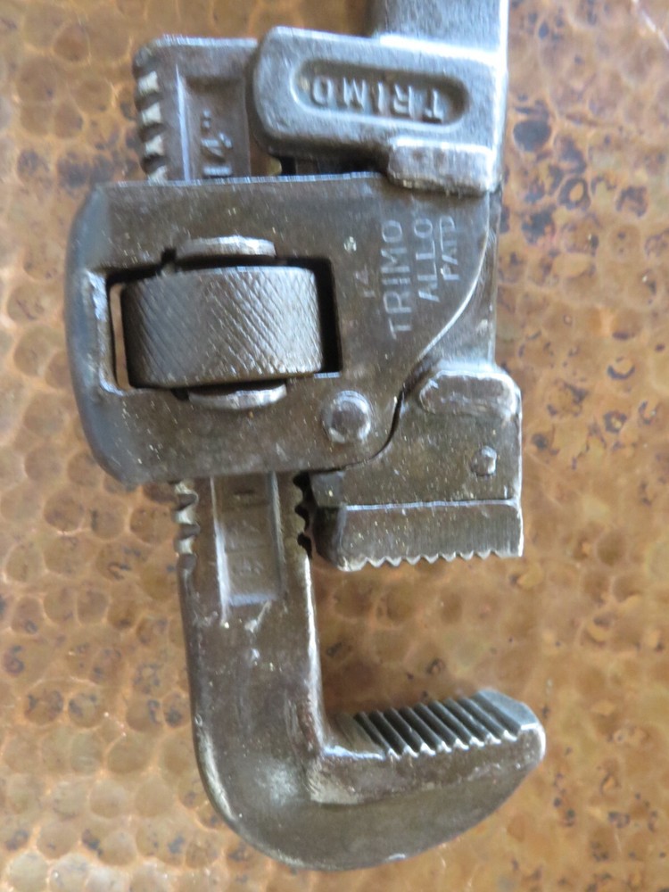 TRIMONT 1918 Adjustable Pipe Wrench TRIMO