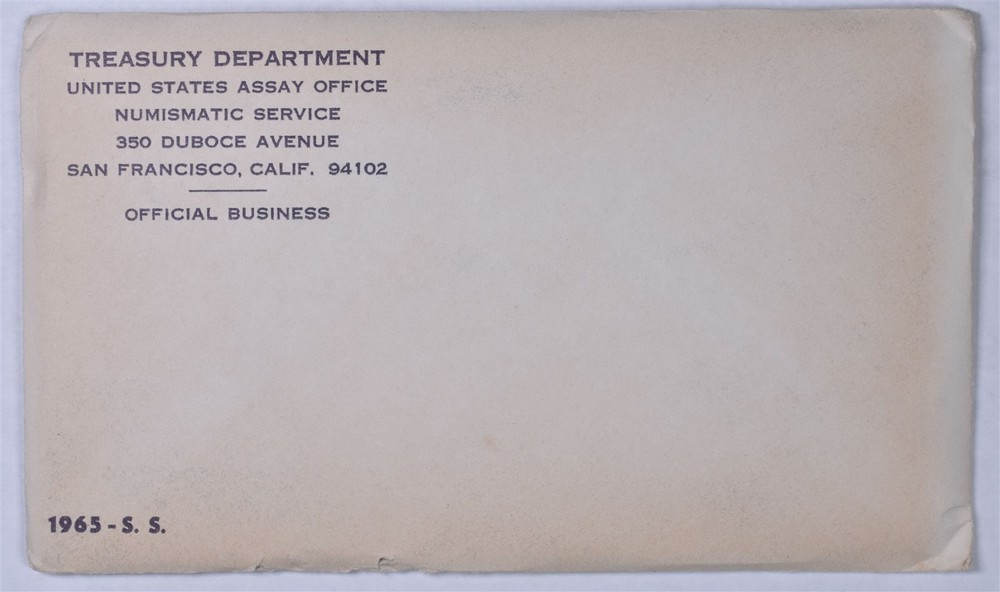 1965 SMS U.S Special Mint Set - Sealed Envelope