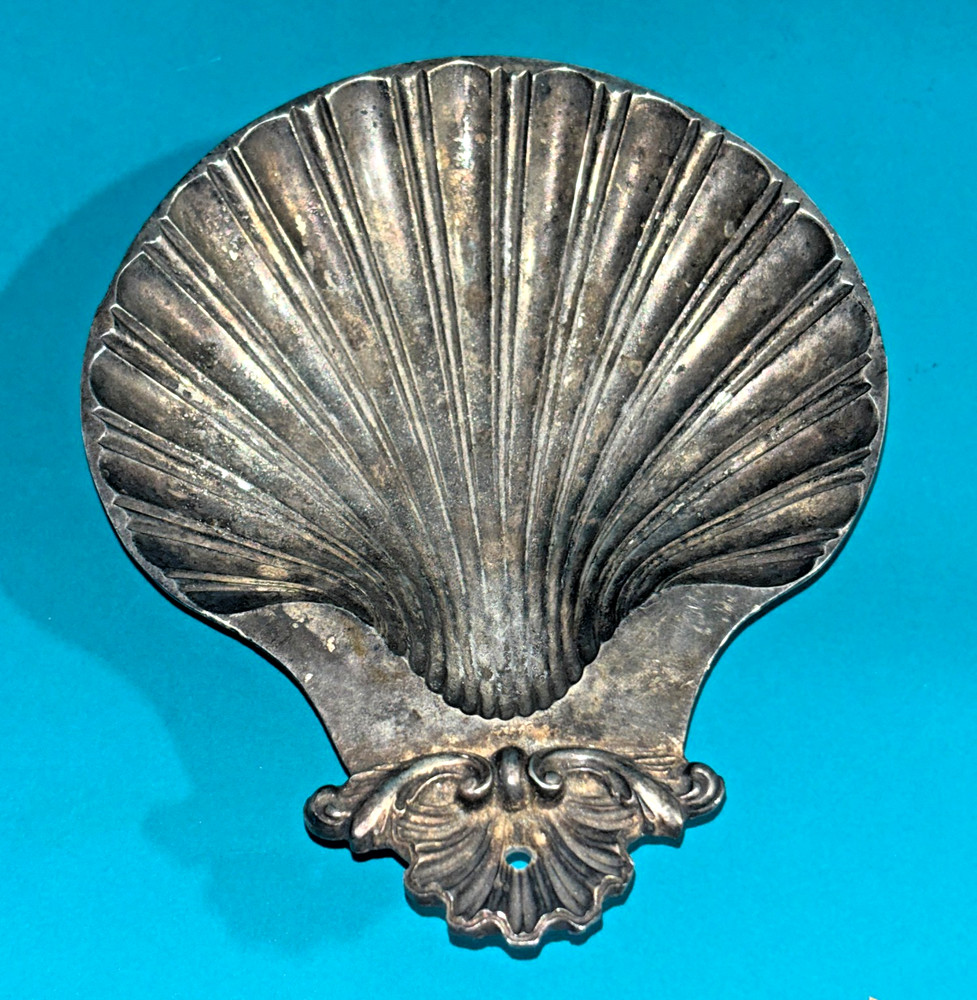 Vintage Sheffield England 1700-1800 Shell Wall Pocket RF Inc USA Made