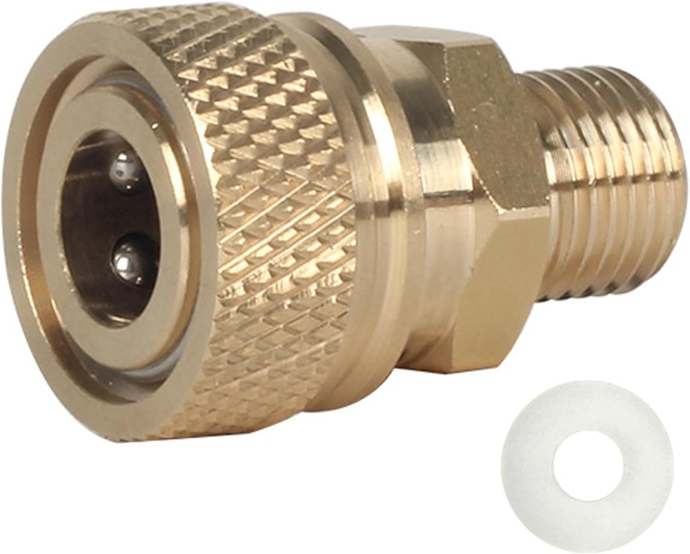 1/8 BSPP Male Thread Quick-Disconnect Plug Adapter, 8mm