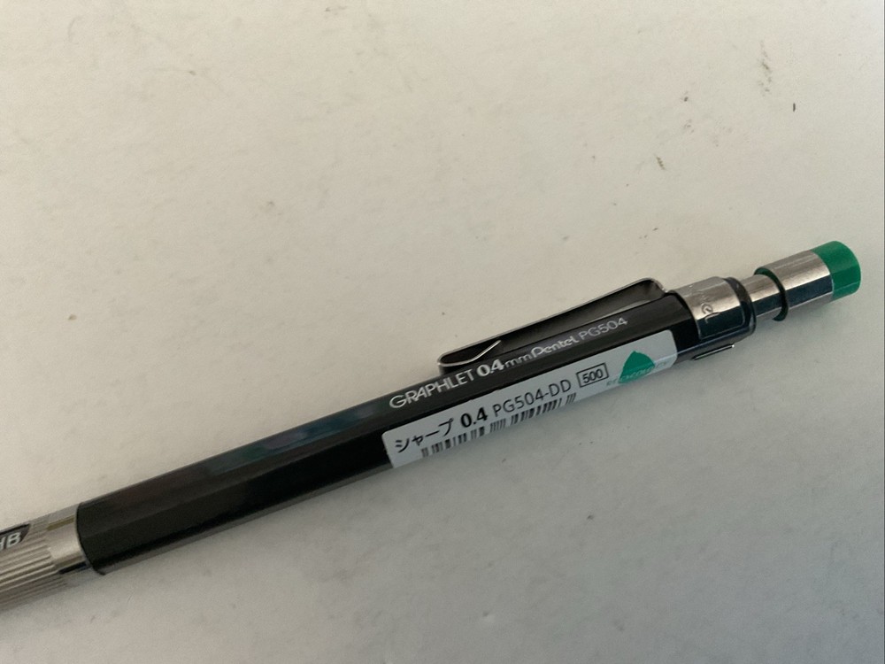 Pentel Mechanical Pencil GRAPHLET PG504-DD 0.4mm Ref169