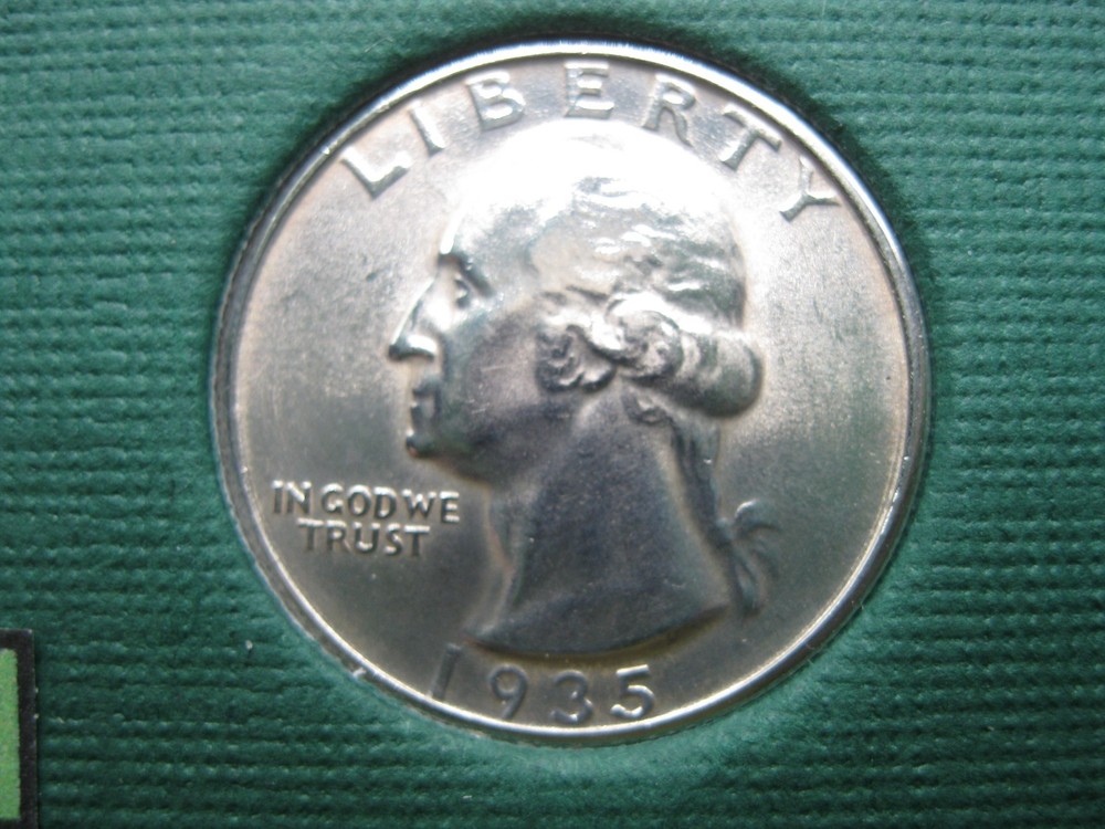 1935 P US Silver Mint Set Gem Brilliant Uncirculated!