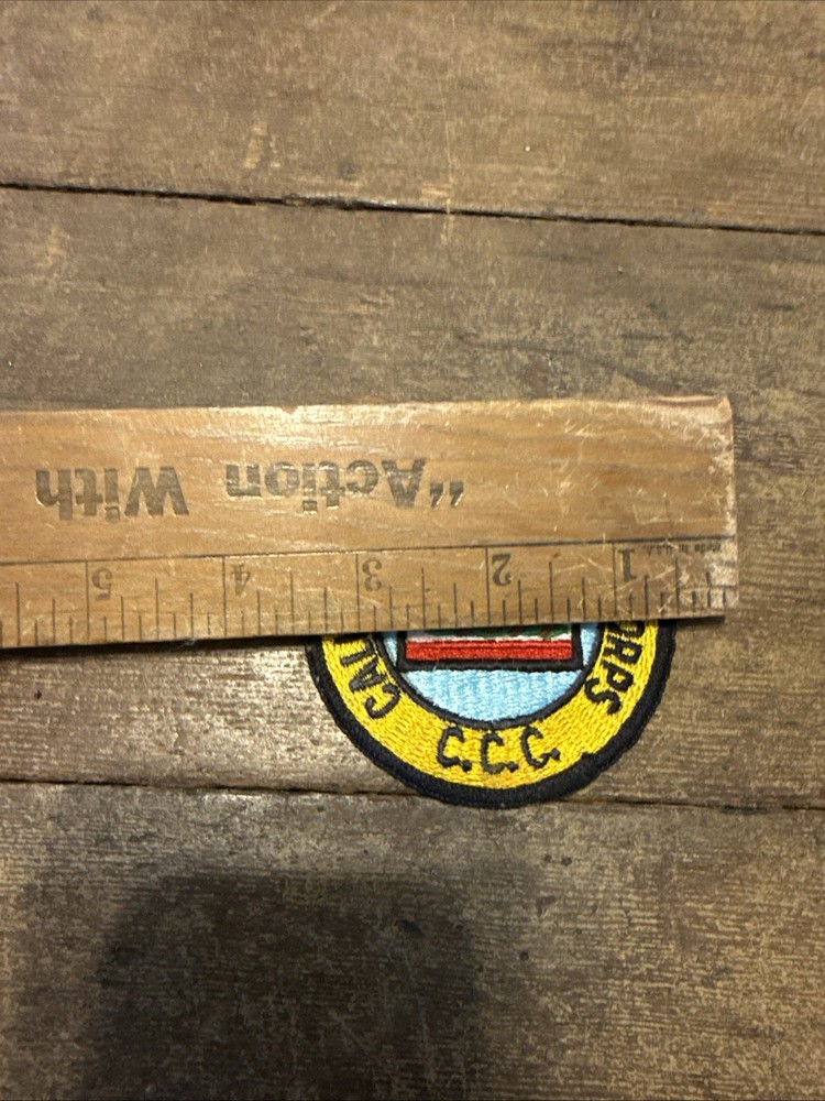 CCC California Conservation Corps PATCH Vintage