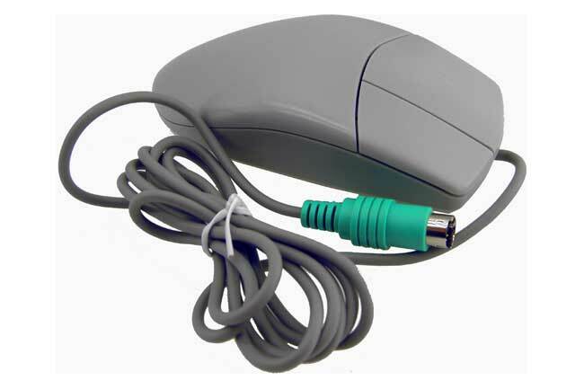 NEW VINTAGE 3-BUTTON PS2 MECHANICAL MOUSE (Non-Optical)