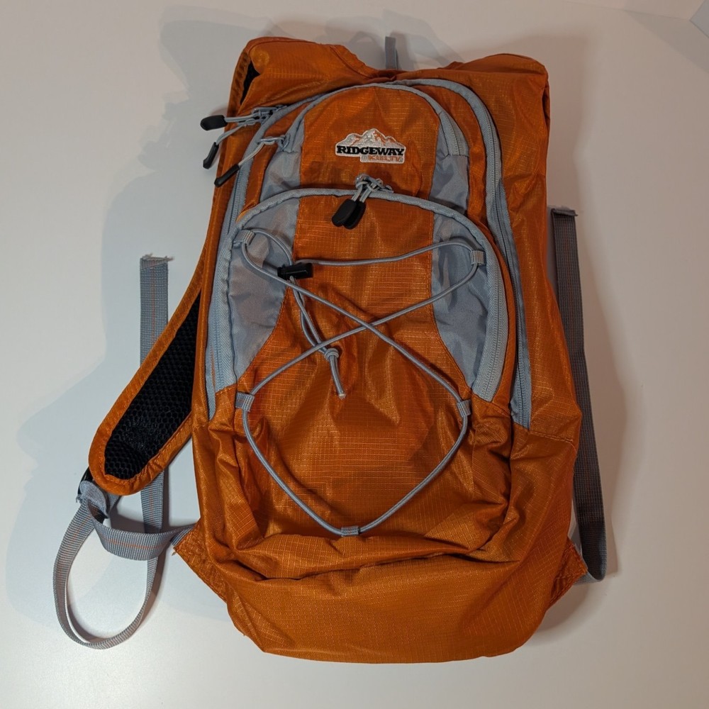 Kelty Ridgeway Hydration Pack Orange Sawnee Ultralight Backpack 2L, NO BLADDER