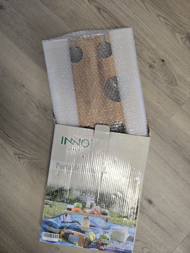 Portable Bamboo Wine Table (Picnic Table)