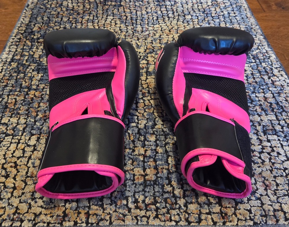 Pink & Black Boxing Gloves