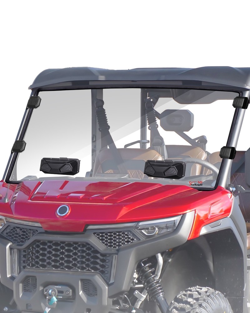 Scratch Resistant Full Windshield Vent for CFMoto UForce U10 Pro/U10 Pro XL 2025
