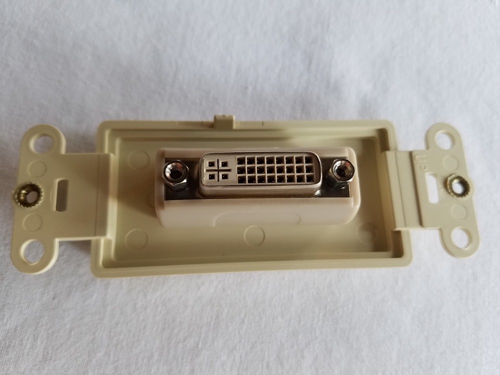 41648-I Leviton DVI-I Feedthrough Decora Insert QuickPort Connector