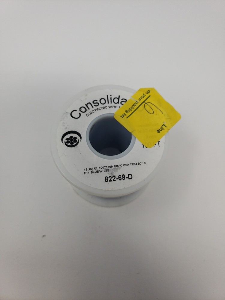 Consolidated 822-69-D Electronic Wire 100 FT