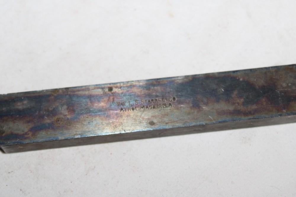 Starrett Jeweled Dial Indicator No. 196 .001” w/ Solid Bar
