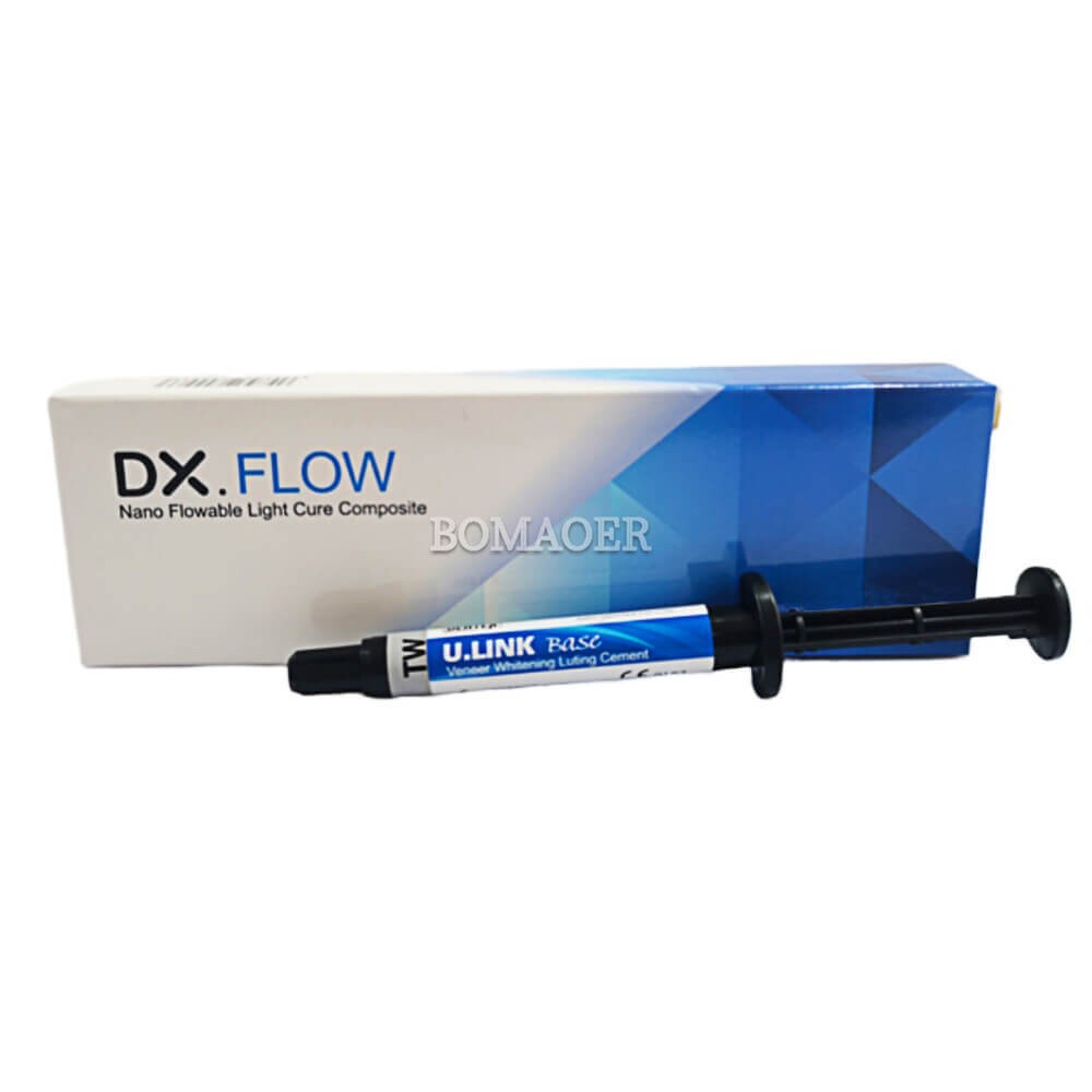 Dental Light curing Flowable Composite Resin U.LINK BASE DC&LC OA2 luting cement