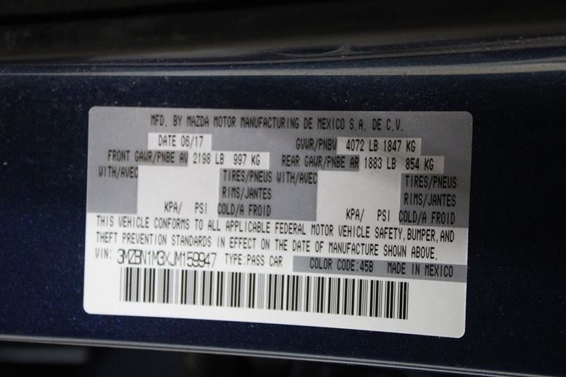 Info-GPS-TV Screen Display Screen Above Cluster Fits 17-18 MAZDA 3 2900005