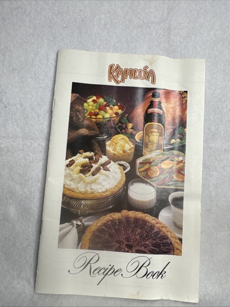 KAHLUA Licor de Cafe RECIPE BOOK 1986 coffee