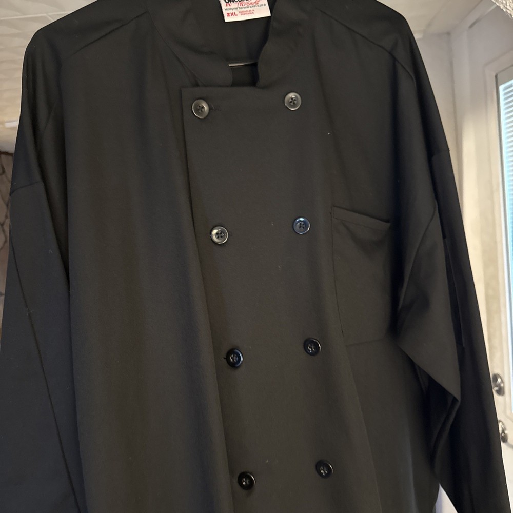 Uncommon Threads 2xl Chef Coat Blk
