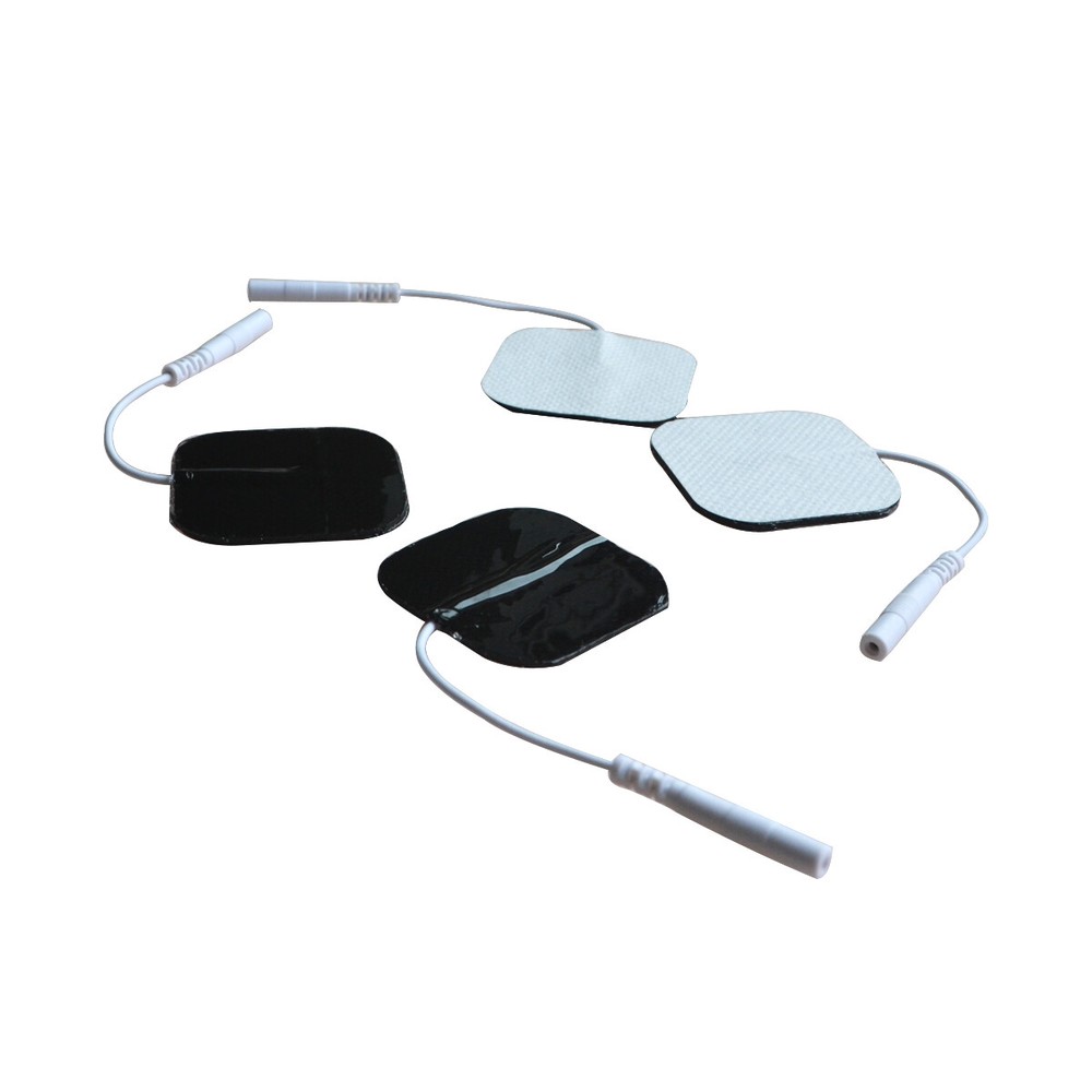4*4cm Hole 2.0mm self-adhesive electrode pads conductive patch For TENS Machine