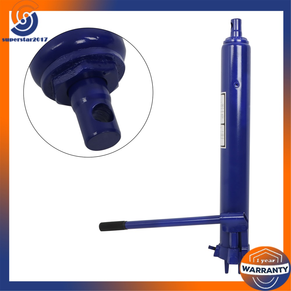 Long Ram Hydraulic Single Piston Jack 8 Ton Replace Engine Crane Hoist Cylinder