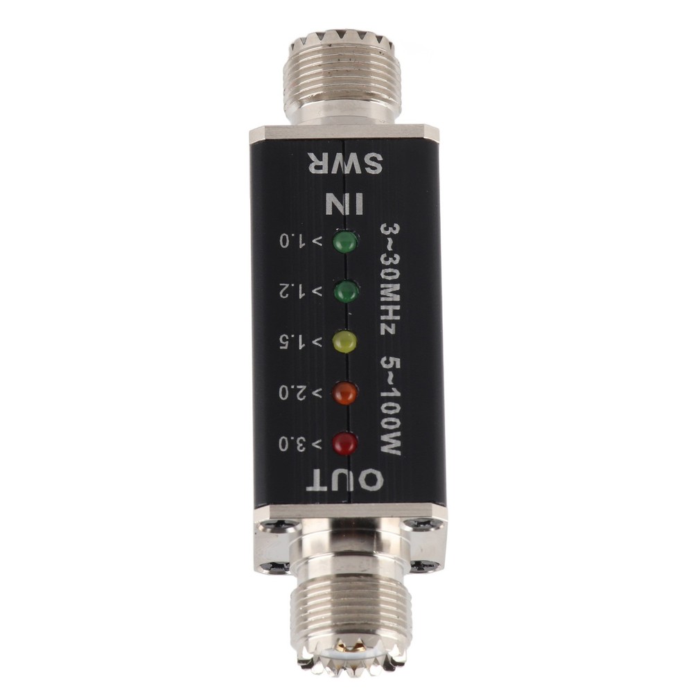5‑100W Standing Wave Meter Mini Shortwave LED Indicator SWR Meter For Antenna
