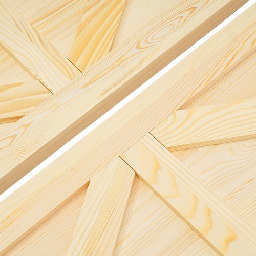 Wooden Swinging Doors 1.38 In 35.43*15.75 In For Bathroom Double Door With Hinge