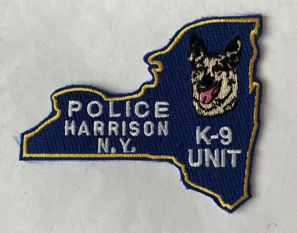 Obsolete Harrison Police K-9 Unit patch, New York