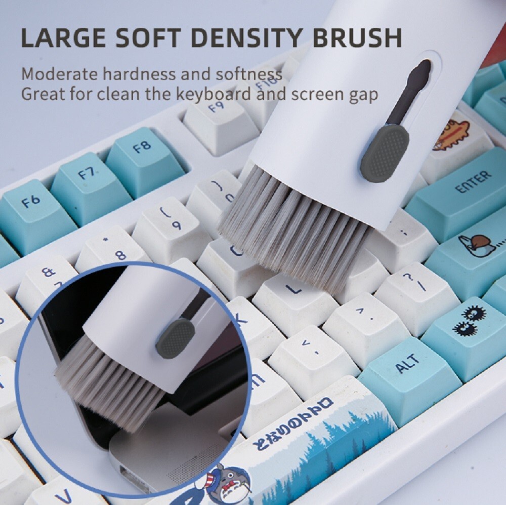 7-in-1 Keyboard Cleaning Kit - Universal Screen, Earphone Dusting & Brush Tool