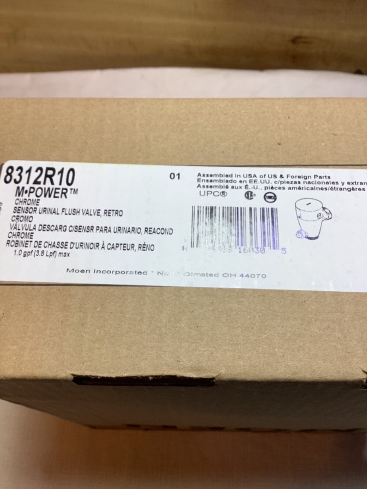 Moen 8312R10 Chrome urinal flush valve retro