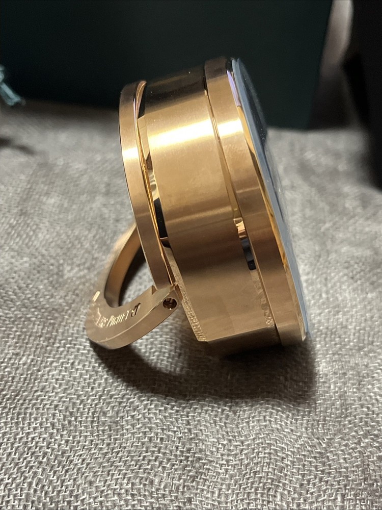 Original Audemars Piguet Code 11.59 Rose Gold Blue Dial Table Clock