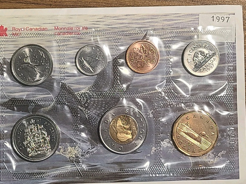 1997 Canada Ottawa Uncirculated Proof Like Coin Set