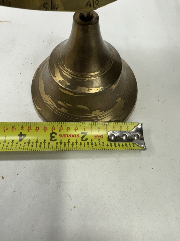 world globe on brass stand India
